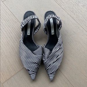 Zara Shoes - Low Heel Slingback Heels